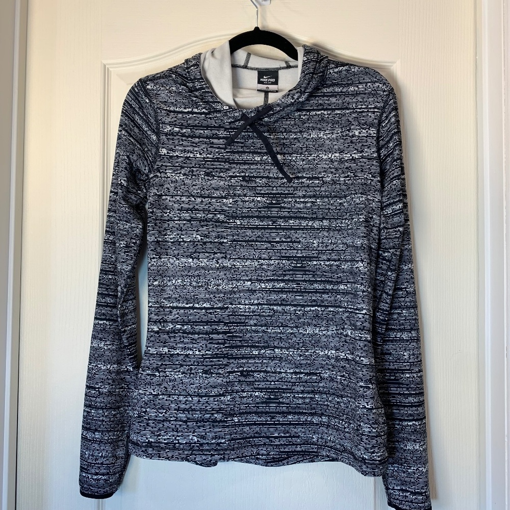 Nike Pro Dri-Fit Hooded Long Sleeve‎ Top – Women’s Medium Activewear Running